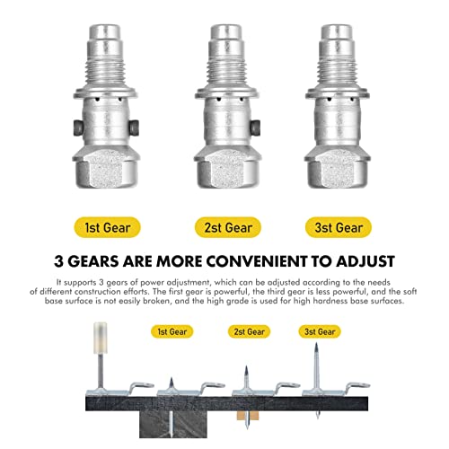 Sparachiodi Aria Compressa Pistola Sparachiodi - Ad Aria Compressa, 4-8 Bar, Con 500 Chiodi 30mm Mannesmann M15350