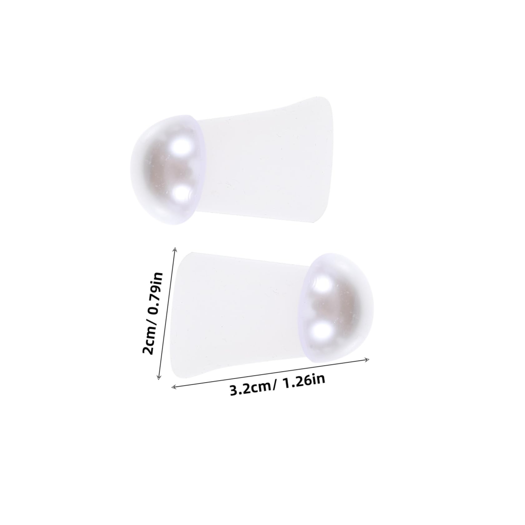 FOMIYES 2 Sets Nail Toe Separator Toe Bunion Corrector Toe and Finger Nail Separators Toe Separator Men Toe Separators for Bunions Toe Spacers for Men Plastic