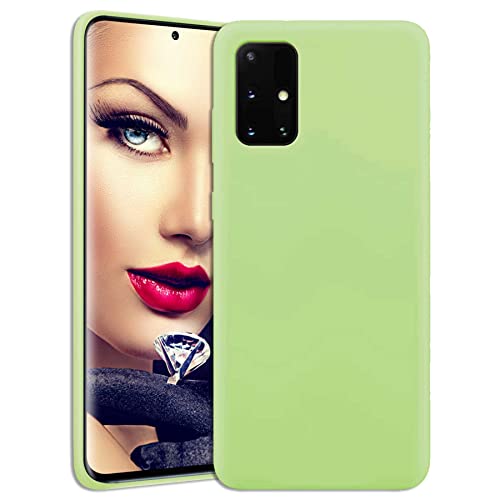 mtb more energy® Soft Silikon Hülle kompatibel mit Xiaomi Redmi 13C, Poco C65 - hellgrün - Satin Touch - Liquid Silicon Case Handyhülle Cover