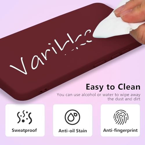 Image of TRUEUPGRADE Back Cover for Samsung Galaxy M36 5G | F36 5G | Soft Silicone Rubberized Case with Camera Protection | Shockproof Bumper | Slim & Flexible | Wine