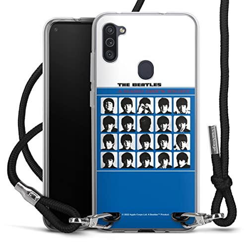 DeinDesign Coque Collier Compatible avec Samsung Galaxy M11 Coque avec Cordon Coque avec Cordon A Hard Day’s Night… - Les Beatles, Paul McCartney, John Lennon, RIngo Starr, George Harrison DeinDesign Coque Collier Compatible avec Samsung Galaxy M11 Coque avec Cordon Coque avec Cordon A Hard Day's Night…