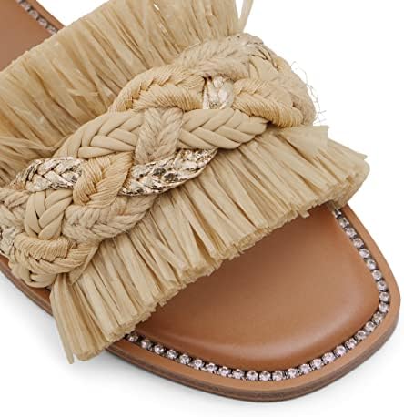 ALDO womens Rattana Flat Sandal, Natural, 7 US | Image 4