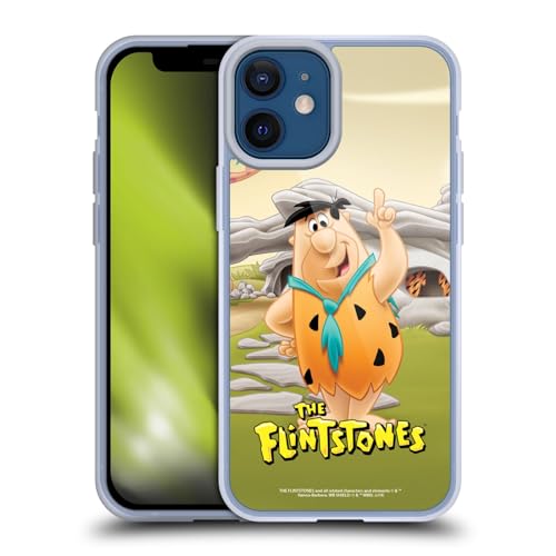 Head Case Designs Officially Licensed The Flintstones Fred Flintstones Characters Gel Case [Military Grade Protection] Compatible with Apple iPhone 12 Mini