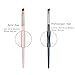 ENERGY Eye Makeup Brush Set Professional Eyeshadow Brush Set 10pcs Make Up Brush Kit for Eye Shader,Eyeliner,Eye Blending,Eye Defining,Eye Brow,Eye Smudged-Nature Hair(Starry Blue)