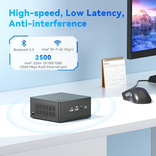 Intel NUC 13 PRO NUC13ANHi7 Arena Canyon, 13TH Gen CPU, 0GB RAM 0GB SSD NO OS, Intel Core i7-1360P Mini Desktop Computer, 8K/4K UHD, Gigabit Ethernet/WiFi-6/VESA for Business/Office/Home Barebones by NENCHIN - Image 5