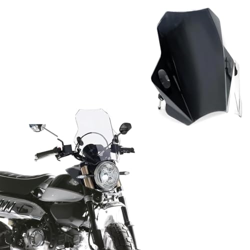 FOR Monkey 125 �����L�[ 125 2018-2025 2026 �I�[�g�o�C�̃t�����g�K���X�h�������\�ȃt�����g�K���X��d�w���O���\�ȃt�����g�K���X�v���e�N�^�[ (�u���b�N)