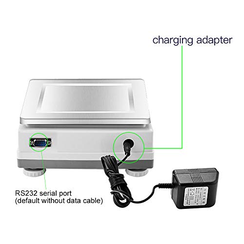Digital Precision Balance 3000g x 0.01Gram | 6.6x0.00002 lb Industrial Scale, Counting Scale, Scientific Gram Scale |for Laboratory, Jewelry, Industrial, Business - Thumbnail 4