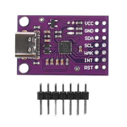 CP2112 - Placa de depuración USB a I2C, módulo de comunicación tipo C, kits de evaluaciones, sensores y adaptador de módulo para datos
