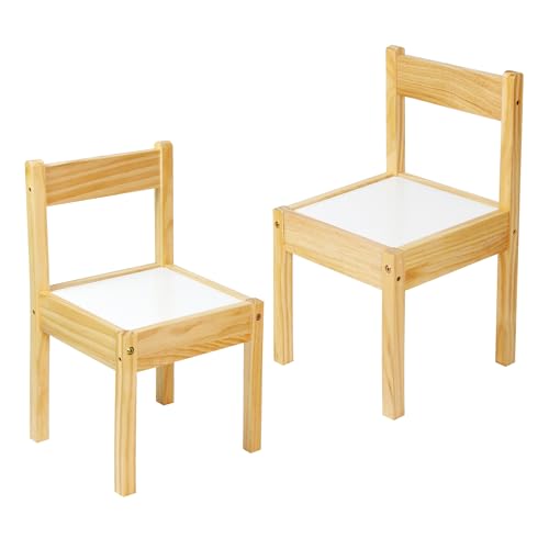 La Mejor Lista de Muebles para niños pequeños Top 10. 50 Shimy 2 Sillas Montessori para Niños Fabricadas en Madera de Abedul y MDF, Ideales para Mesas de Dibujo y Juegos Didácticos, Muebles Infantiles para Niños de hasta 6 Años,...