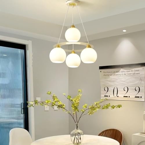 Lustre moderne à 4 lumières pour résoudre le manque d'éclairage de votre îlot de cuisine