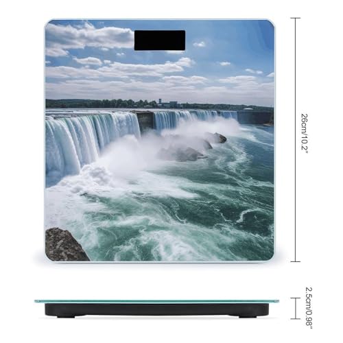 Báscula Digital Niagara Falls con Pantalla LCD Grande miniatura 2