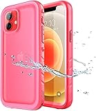 iPhone Xs/iPhone X Waterproof Case, Fansteck IP68 Waterproof/Snowproof/Shockproof/Dirtproof, Full-Body Protective Case with Built-in Screen Protector (5.8-inch) (Black/Pink)