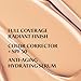 IT Cosmetics CC+ Cream Illumination (Medium) - Radiant Full Coverage Foundation With SPF 50+, Color Corrector & Hydrating Anti-Aging Serum, Hydrolyzed Collagen + Peptides - 1.08 fl oz