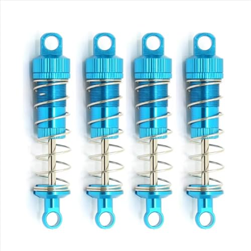 Amortisseur RC WPL MN D90 en métal bleu, composants de suspension pour voiture miniature 1/16