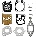 Carburetor Diaphragm Gasket Rebuild Repair Kit 350 351 370 2-Stroke Chainsaw Compatible With Automotive Motorcycle Parts