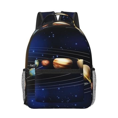 Sac à dos enfants imperméable système solaire pour protéger les cahiers d'école