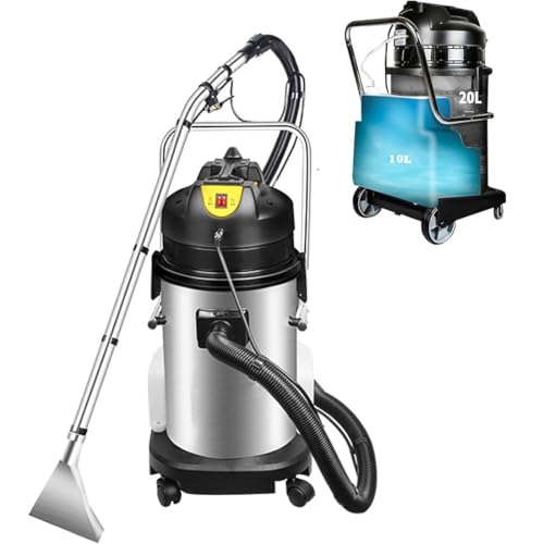 HaiZethonic Aspiradora en seco y húmedo Multiusos Máquina,portátil,con Extractor y aspiradora,for Uso intensivo en seco y húmedo,for alfombras/sofás/Cortinas/Limpieza Profunda automóviles 20L