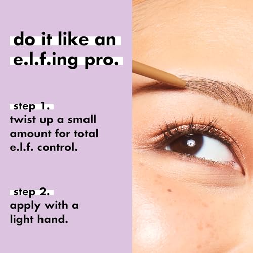 e.l.f. Micro-Fine Brow Pencil, Neutral Brown - image 6