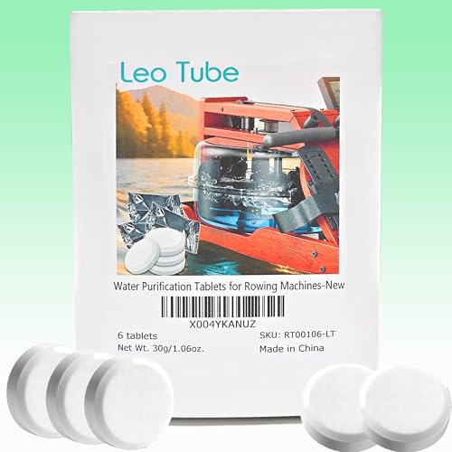 LeoTube Water Purification Tablets for Rowing Machines (6)