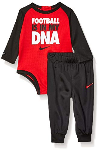Image of Nike Baby Boys' Long Sleeve Bodysuit and Joggers 2-Piece Outfit Set