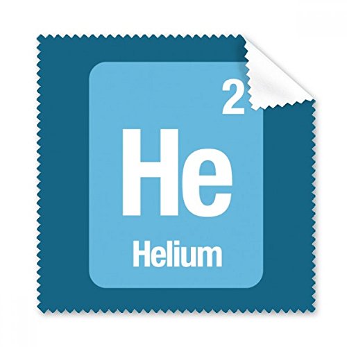 Tissu lunettes hélium science chiffon de nettoyage écran téléphone cadeau