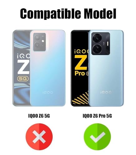 Image of Jkobi Silicone Back Cover Case for Vivo Iqoo Z6 Pro (Textured Grip Design | Camera Protection | Slim and Light Weight | Soft Touch and Feel | Black)
