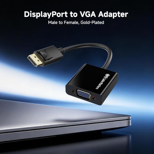 Cable Matters DisplayPort to VGA Adapter, DP to VGA Adapter, Black - image 2