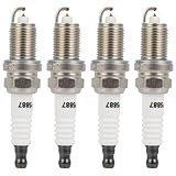 SCITOO Platinum Iridium Spark Plugs 5887 for Jeep Compass/Patriot 2007-2011 & for Saturn Astra