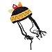 CIYODO 1pc Halloween Pet Cosplay Funny Dog â€‹â€‹hat Cat Christmas Outfit Cat Halloween Hats Dog Cosplay Hat Puppy Woolen Yarn Cap Puppy Outfits Dog Hairdress Helmet Cotton Thread Cute