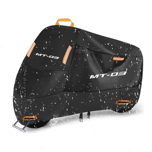 Housse de moto imperméable Yamaha MT10 anti-UV pour préserver votre carrosserie de la neige