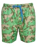 Top Gun Herren Badehose Swimming Trunks Green,XL