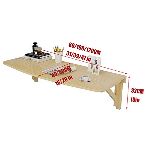 Table de bureau d'ordinateur murale pliante pour libérer l'espace au sol