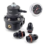 6AN Fuel Pressure Regulator Kit - Adjustable Universal with Return Port K-MOTOR PERFORMANCE