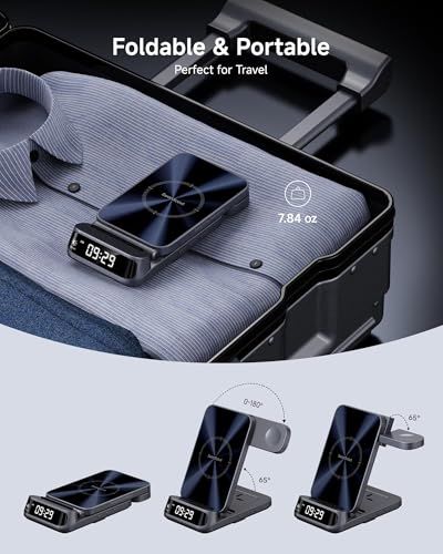 Station Chargeur sans Fil iPhone 17, 16, 15 et Apple Watch Ultra 3 - 3