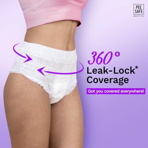 Image of Pee Safe Comfort Period Panties | XL-XXL | 8 Panties - Pack of 3 | 360 Protection | 12 Hr Protection | Leak Proof | Overnight Comfort | Rash & Toxin Free | Seamless Fit