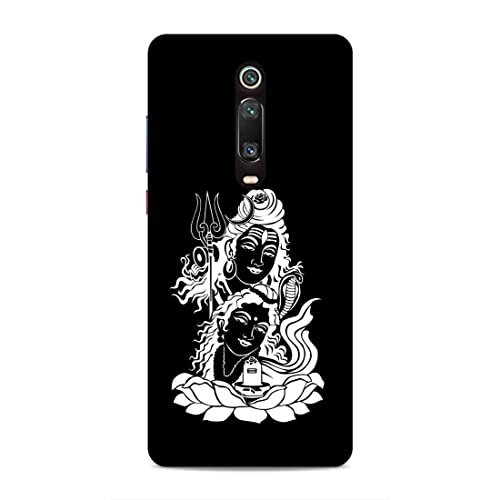 Image of Printed Mobile Back Hard Case Cover for Xiaomi Redmi K20 / K20 Pro | Mahadev, Shiv Ji, Bhole Baba, Trishul -2199