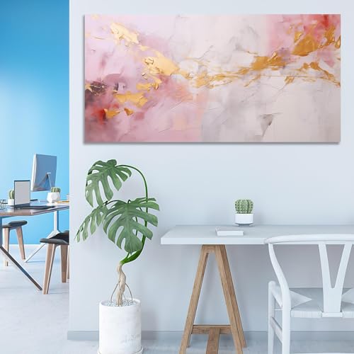 Impression sur toile marbre contemporaine tableau abstrait geant 122cm decoration interieur - 7