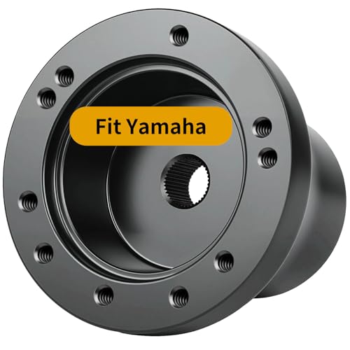 Golf Cart Steering Wheel Adapter Hub for Yamaha G2-G29 Drive/Drive 2 Golf Carts with 5-6 Holes Golf Cart Steering Wheel