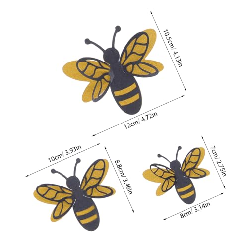 Healeved Vinilos Decorativos 3D Abejas 12x10.5 cm miniatura 2
