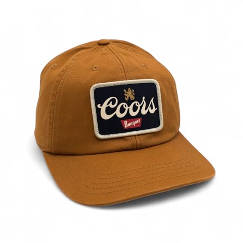 Image of AMERICAN NEEDLE Coors Banquet Beer Patch Unisex Adjustable Buckle Strap Baseball Hat