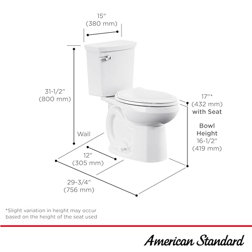 American Standard 606CA001.020 H2Optimum Two-Piece Toilet thumb #3