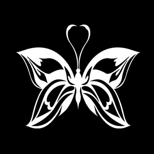 Juego de 2 pegatinas de mariposa para ventana, adecuadas para ducha, pared, coche, cristal, adhesivo para coche, flores, adhesivo para coche, adhesivo para ventana, resistente al agua