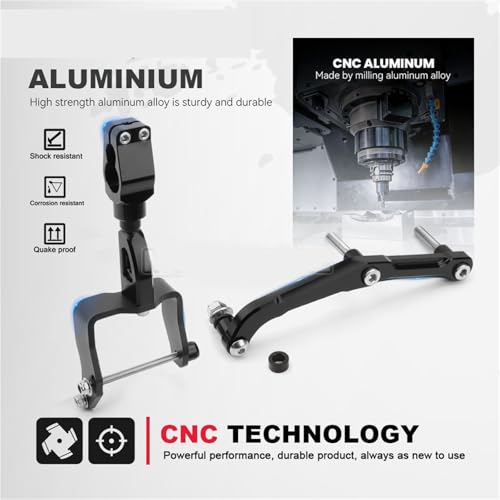 Support d'amortisseur de direction alu CNC pour moto Monkey 125 2019-2025 - 4