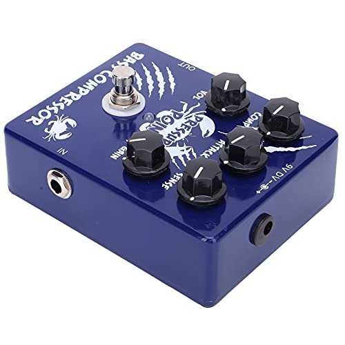 Bass, Compressor Pedal Pressure Point Effect True Bypass Effects Aluminum Alloy Compression AluminiumAlloy Shell CP45 for Guitarists