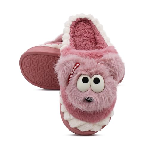 Image of VRITRAZ Women's Comfort Slip On Closed Toe Warm Winter House Clog Indoor Slipper with Cute Print and Degins