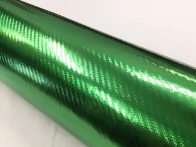 Amazon.co.jp: 3Dカーボンシート メッキグリーン 緑152cm×30cm 