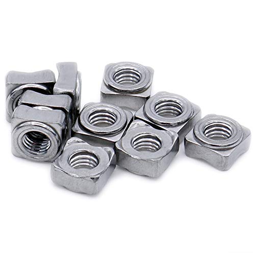 M5 (5mm) Weld Nut (Square) - Stainless Steel (A2) (Pack of 20)