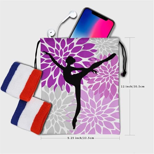Image of Nerxy Pet Gymnastics Grip Bag Dog Cat Drawstring Grip Bags Puppy Shoe Bag Gym Storage Pouch