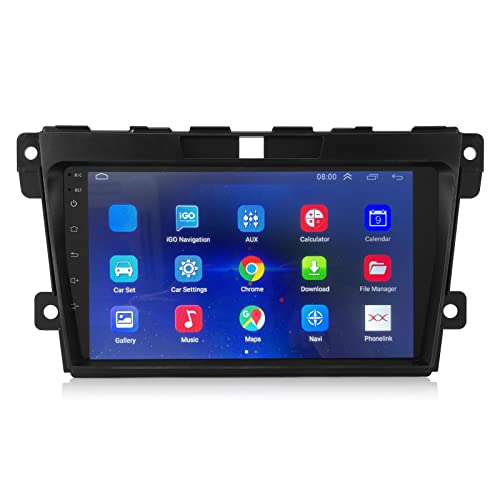 9in Car Multimedia Player Hands-GPS Navegación con 10.1 1024x600 Pantalla Táctil Capacitiva para CX7 2008-2015