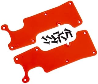 Traxxas 9634R Suspension Arm Covers, Red, Rear (Left and Right)/ 2.5x8 CCS (12)